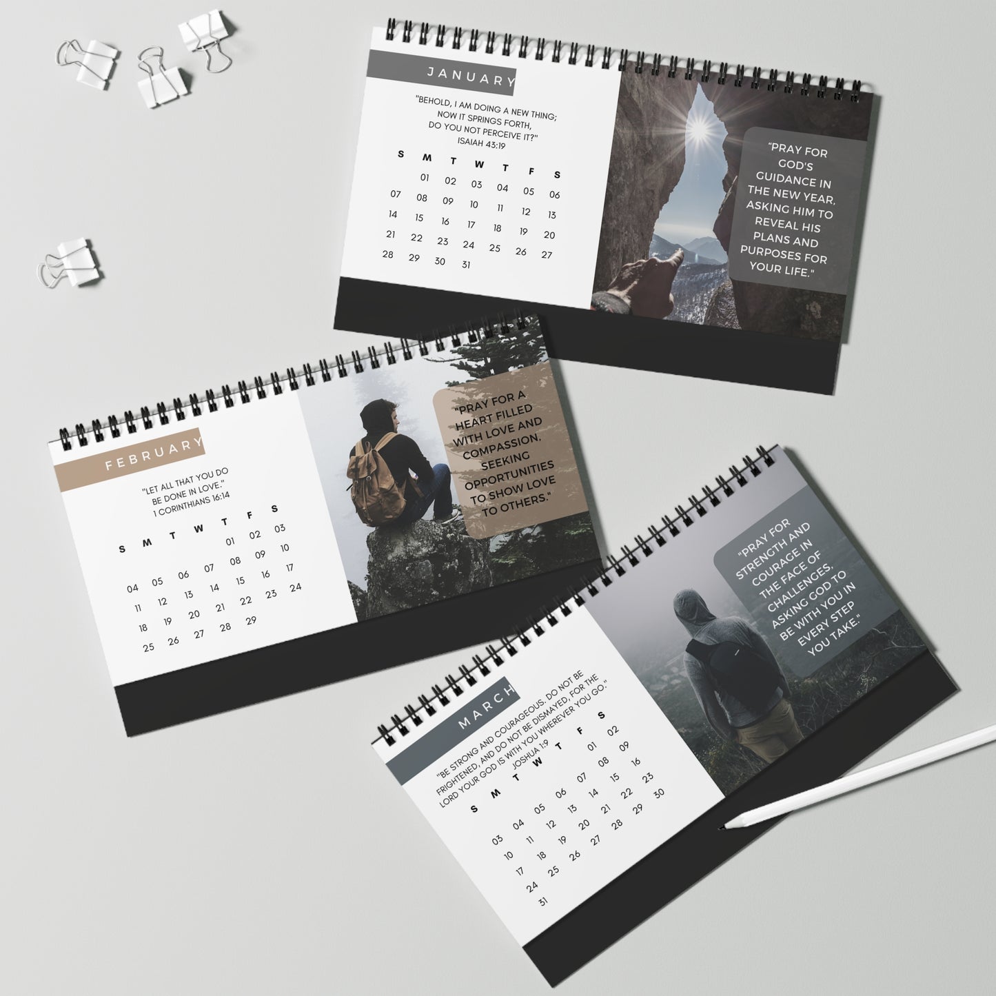 2024 Calendar | Monthly Prayer for Men